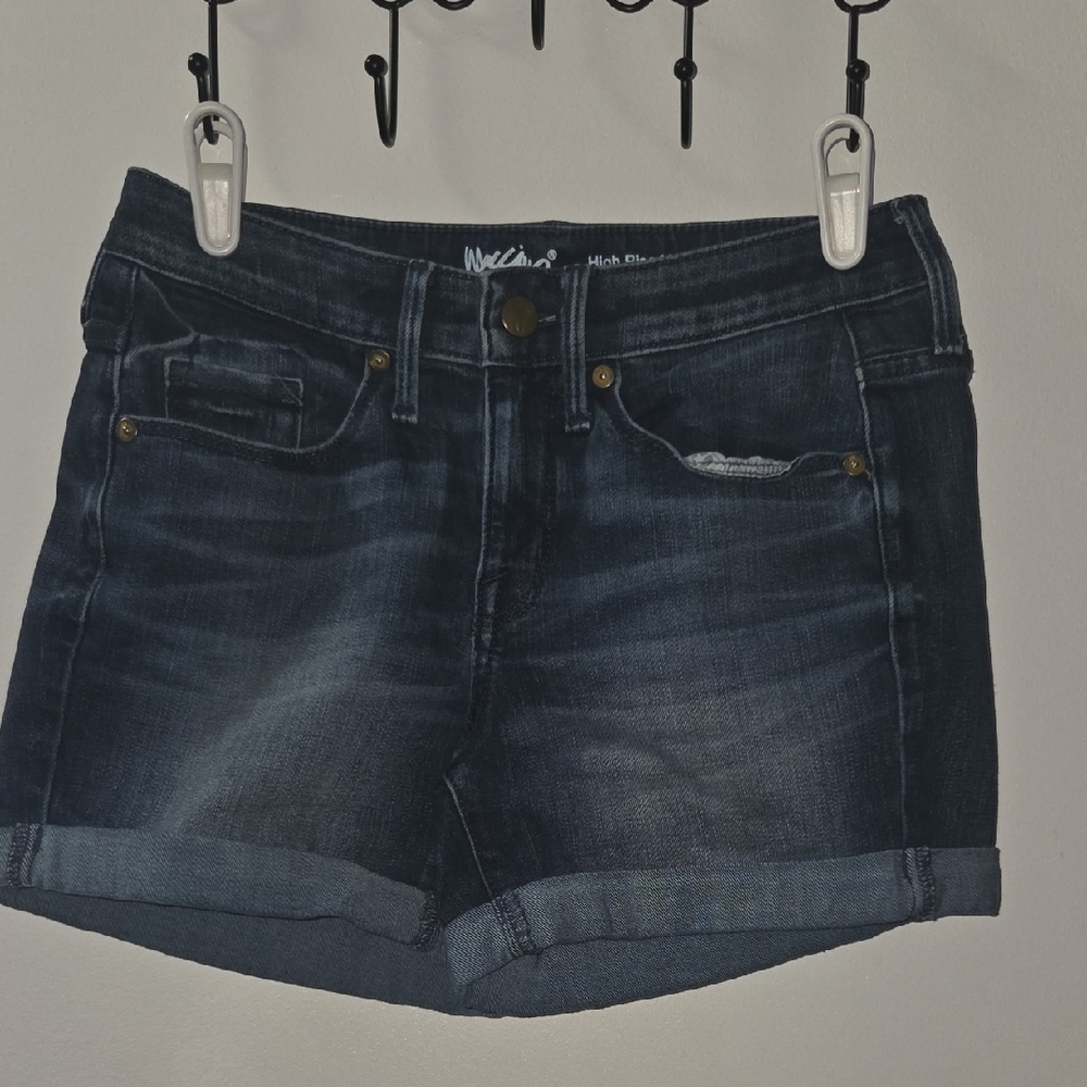 Mossimo Supply Co. Dark Blue Jean Shorts
